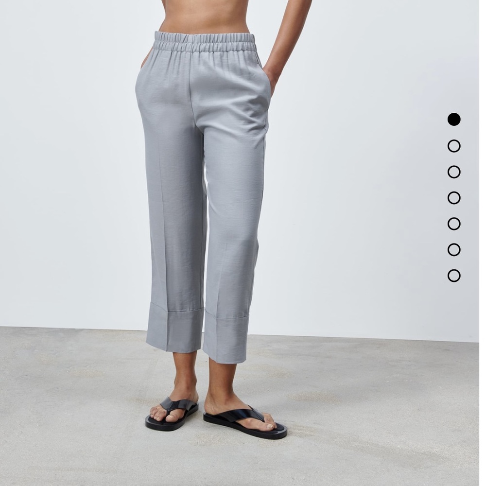 Zara Satin Effect Pants